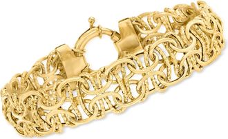 Canaria Canaria 10kt Yellow Gold Interlocking Link Bracelet