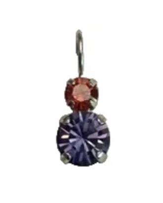 Mariana Womens Imagine Earrings In Orange / Purple