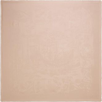 Ferragamo Women Silk jacquard shawl Pink