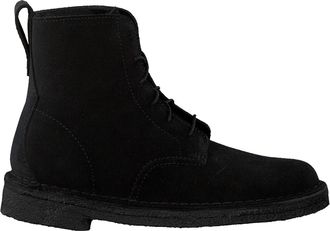 Clarks Desert Mali Womens Desert Boots 38.5 EU Black Suede