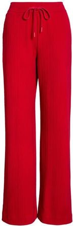 Beyond Yoga Breathe Easy Ribbed Drawstring Waist Pants in Holly Red at Nordstrom, Size X-Small