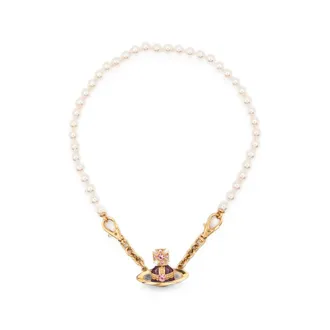 Vivienne Westwood Orb-pendant Faux-pearl Necklace