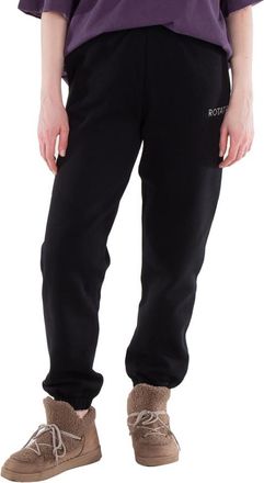 Rotate Crystal Logo Embellished Sweatpants, Size Small