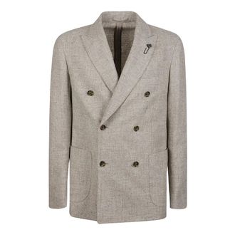 Lardini Heren, Jassen, Beige, Maat: XL