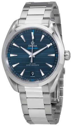 Omega Pre-owned Omega Seamaster Aqua Terra Blue Dial Mens Watch 220.10.41.21.03.001