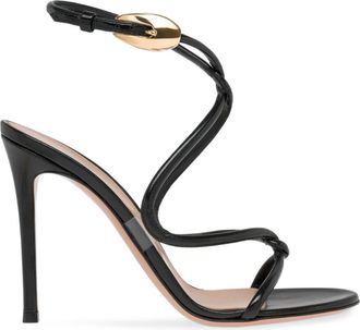 Gianvito Rossi Jungle Mamba Sandals in Black at Nordstrom, Size 40.5