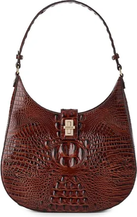 Brahmin Fallon Shoulder Bag in Pecan at Nordstrom