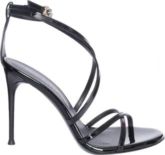 Sergio Levantesi High Heel Sandals, female, Black, Size: 10 US Rebel5 Paint