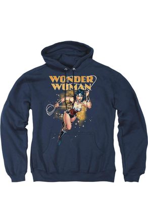 Gildan Justice League of America Star Lasso Adult Pull Over Hoodie / Hooded Sweatshirt