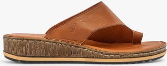Hush Puppies Womens Hush Puppies ELISSA Womens Toepost Sandals Tan - Brown - Size: 3