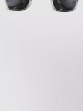 Loewe pleated gabardine dress d ring belt