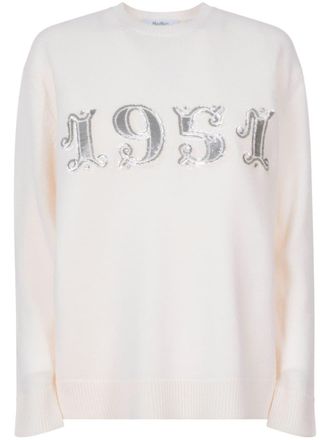 Max Mara Plata sweater - White