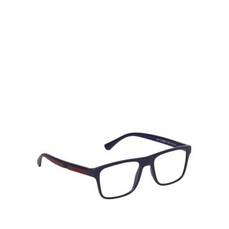 Emporio Armani Accessoires, Heren, Blauw, ONE Size, Stijlvolle brilmonturen voor dagelijks gebruik