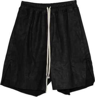 Rick Owens Boxers shorts met trekkoord en split - Zwart