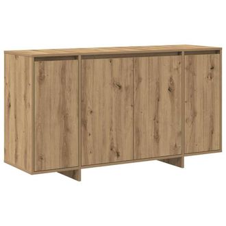 Berkfield Home Oak Sideboard Artisan Oak Wood Composite 135 x 41 x 75 cm in Brown