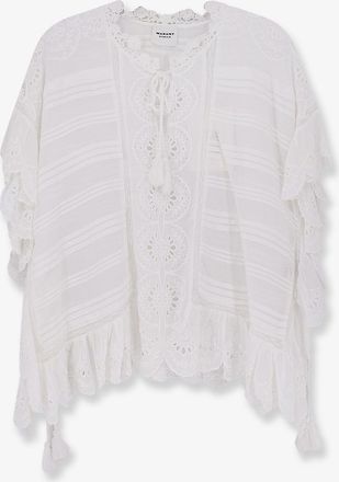 Isabel Marant Top Payton in cotone organico - MARANT ETOILE - gender_Woman
