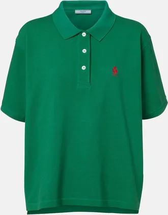 Prada Polo in piqu&eacute; di cotone