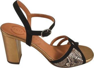 Chie Mihara Zwarte Sandalen met Hak - Dames - Sandalen met hakken - Zwart - 41 EU - Schoenen