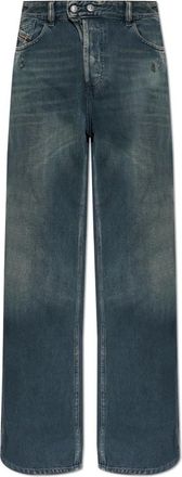 Diesel Jeans, Dames, Blauw, W25 L32, Flared Jeans
