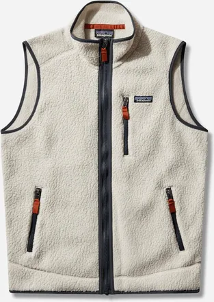 Patagonia Men s Retro Pile Vest Pelican / Smolder Blue