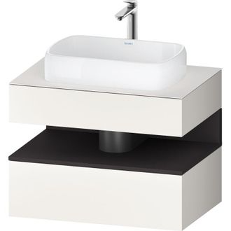 Duravit Duravit - Qatego Consola Mueble Bajo Lavabo, 1 Extra&iacute;ble, 1 Caj&oacute;n