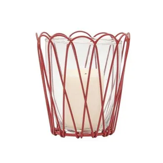 Foreside Home And Garden Lucy Votive Candle Holder in Red at Nordstrom