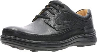 Clarks Nature Three Nature Three Wide Mens Casual Shoes, 10 UK, Black