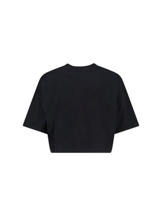 Balmain Womens T-Shirts And Polos Black Cotton