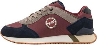 Colmar Platte Sneakers - Heren - Sneakers - Rood - 41 EU - Leer - Schoenen