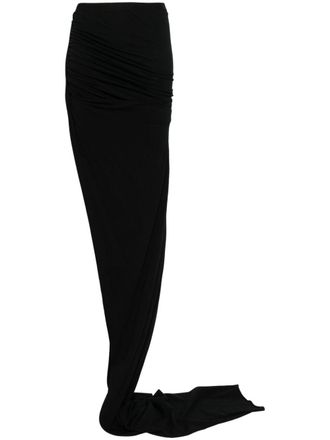 Rick Owens Edfu skirt - women - Organic Cotton - 42 - Black