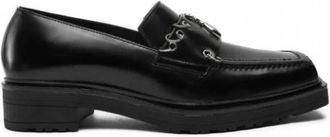 Patrizia Pepe 2Z0014 L084 K103 Loafers - Dames - Loafers - Zwart - 40 EU - Leer - Schoenen