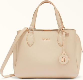 Furla Minerva Tote S Ballerina I Pink Andromeda Calf Leather Woman