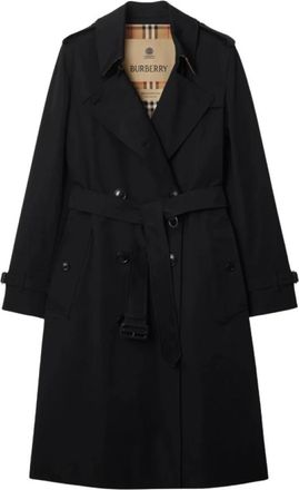 Burberry Jassen - Dames - Trenchcoats - Zwart - S - Jassen