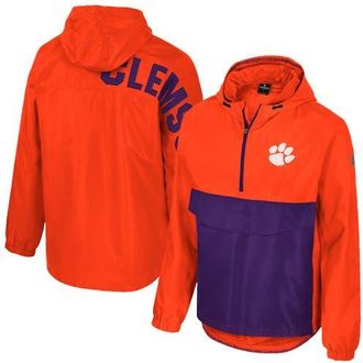 Colosseum Mens Colosseum Orange Clemson Tigers Reloaded Anorak Half-Zip Jacket at Nordstrom, Size X-Large