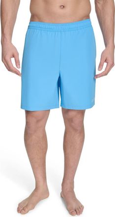 Calvin Klein Hybrid Volley Stretch Swim Shorts in Light Blue at Nordstrom Rack, Size Xx-Large