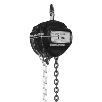 OEM Polipastos Manuales De Cadena, Capacidad De 1 Tonelada, Construcci&oacute;n Duradera, Color Negro, 1000 Kg
