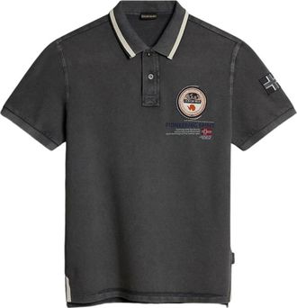 Napapijri Gandy Regular Fit Katoenen Polo Grijs - Heren - Polos - Grijs - L - Katoen - Tops