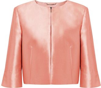 Alberta Ferretti satin jacket - Pink