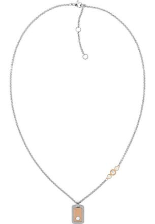 Tommy Hilfiger Womens 2780577 Ladies Necklace - Silver Stainless Steel - One Size