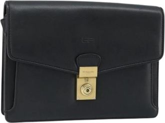 Balenciaga Pre-owned Leren Clutch - Dames - Vintage Clutch - Zwart - ONE Size - Leer - Vintage