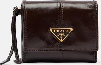 Prada Portafoglio in pelle con logo
