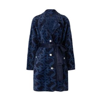 Pinko Pinko, Jassen, Dames, Blauw, M, Zante Coat