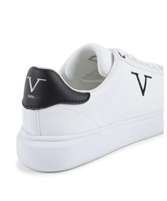 19V69 V Womens Sneaker SNK 004 W White Black Leather - Size UK 5