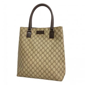 Gucci Brown Pvc Tote Bag (Pre-Owned)