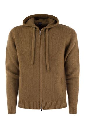 Fedeli Pure Cashmere Hooded Cardigan