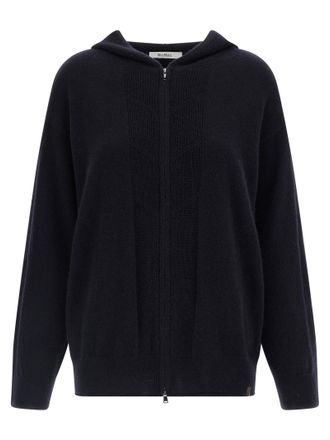 Max Mara Blue Cashmere Womens Cardigan