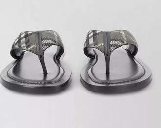 Burberry check sandals