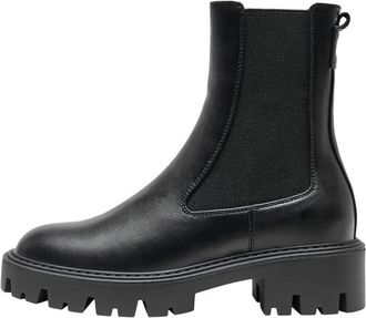 Only Betty Chelsea Boot - Dames - Chelseaboots - Zwart - 40 EU - Polyester - Schoenen