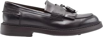 Doucal's Brown Leather Adler Loafers