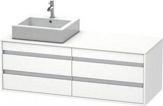 Duravit Ketho Neceser De Pared 6757, 4 Cajones, 1400mm, Para 1 - Duravit
